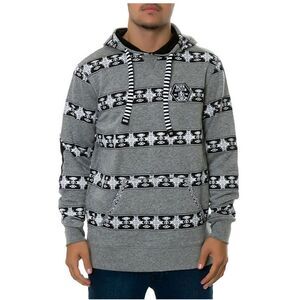 Born Fly Mens The South Carolina Hoodie Sweatshirt, Grey, M, DM